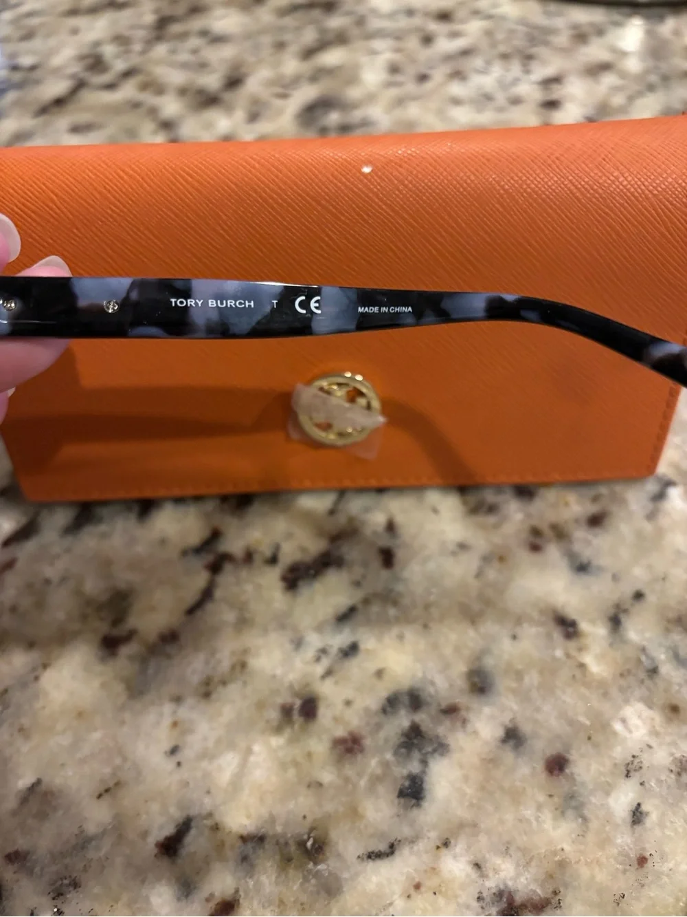 Tory Burch Navy Blue Cat-Eye Optical Glasses